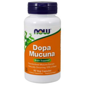 NOW® Foods NOW DOPA Mucuna, 90 rastlinných kapsúl