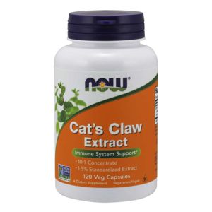 NOW® Foods NOW Cat's Claw Extract (Mačací pazúr), 120 rastlinných kapsúl