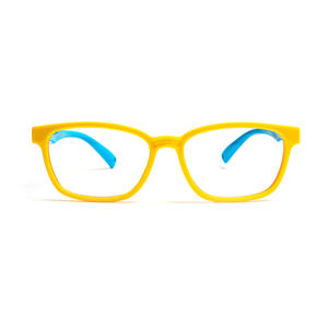 BrainMax Detské okuliare CUBE blokujúce 35 % modrého svetla (žlto-modré)
