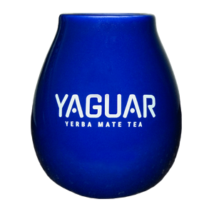 Kalabasa keramická Yaguar - modrá