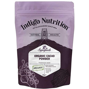Indigo Herbs Cacao powder - organic, kakaový prášek - peruánské kakao, 500 g