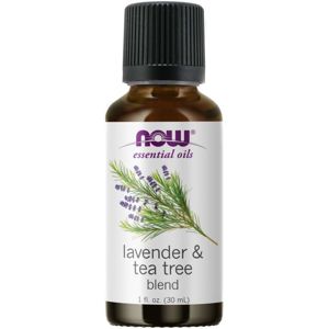 NOW® Foods NOW Essential Oil, Lavender & Tea Tree Oil (éterický levandulový + tea tree olej), 30 ml
