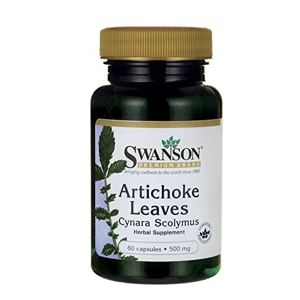 Swanson Artichoke Leaves (Listy artyčokov), 500 mg, 60 kapsúl