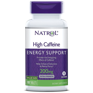 Natrol High Caffeine 200 mg (kofeín), 100 tabliet