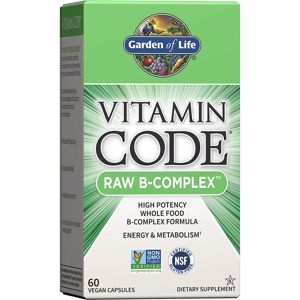 Garden of Life Vitamín Code RAW B-Complex, 120 kapsúl