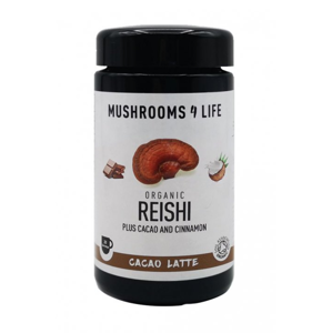 Mushrooms 4 Life Kokosové latté s houbou Reishi, kakaem a skořicí, 140 g