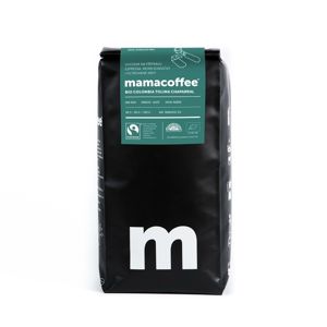 Mamacoffee - Bio Colombia Tolima Chaparral, 1000g Druh mletie: Zrno