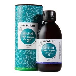 Viridian Viridikid Omega 3 Oil 200ml Organic (Bio Omega 3 olej pro děti) *CZ-BIO-001 certifikát