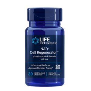 Life Extension NAD+ Cell Formula, Nicotinamide riboside, NIAGEN®, 100 mg, 30 kapsúl