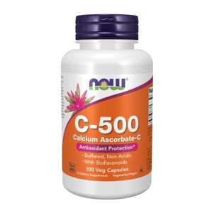 NOW® Foods NOW Buffered Vitamin C-500, PH neutrálny Vitamín C,  100 kapsúl