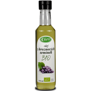 4Slim - Olej z hroznových semínek BIO 250 ml *CZ-BIO-001