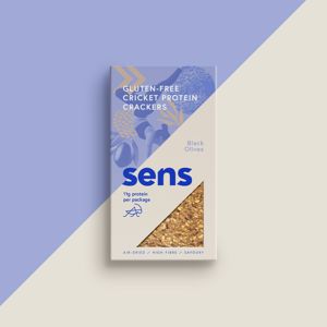 Sens - Bezlepkové proteinové krekry - Černé olivy, 50 g