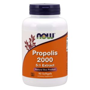 NOW® Foods NOW Propolis 2000 5:1 Extrakt, 90 softgélových kapsúl