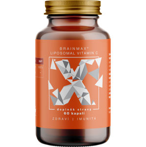 BrainMax Liposomal Vitamin C  UPGRADE, 500 mg, 60 rastlinných kapsúl