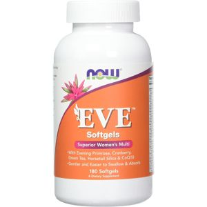 NOW® Foods NOW Multi Vitamins Eve, Multivitamín pre Ženy, 180 softgel kapsúl