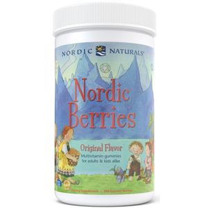 Nordic Naturals Nordic Berries Multivitamin pro Děti, Sladkokyselé, 200 gumových bombonu