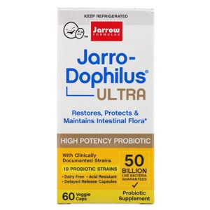 Jarrow Formulas Jarrow Jarro-Dophilus, 50 miliárd, 60 rastlinných kapsúl