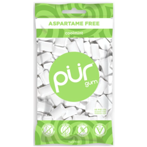 PÜR přírodní žvýkačky bez Aspartamu, Coolmint, 55ks