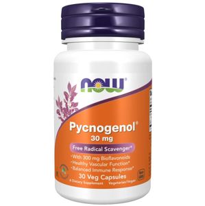 NOW® Foods NOW Pycnogenol, 30 mg, 30 rastlinných kapsúl