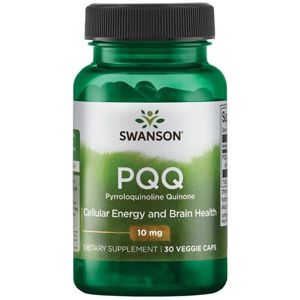 Swanson PQQ Pyrroloquinoline Quinone, 10 mg, 30 rastlinných kapsúl
