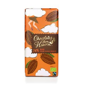 Chocolates from Heaven - BIO horká čokoláda 74 %, 100 g *CZ-BIO-001 certifikát