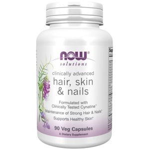 NOW® Foods NOW Hair, Skin & Nails (zdravé vlasy, pleť a nechty), 90 rastlinných kapsúl