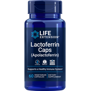 Life Extension Lactoferrin Caps, laktoferín, 60 kapsúl