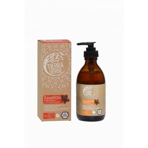 Tierra Verde - Kaštanový šampon pro posílení vlasů s pomerančem, 230 ml