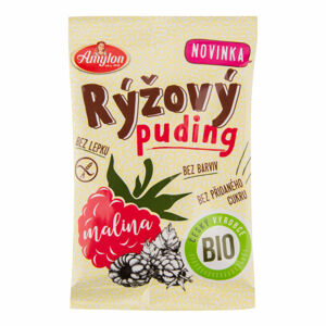 Amylon - Puding ryžový malinový bezlepkový BIO, 40 g *CZ-BIO-001 certifikát