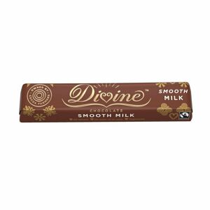 Divine Chocolate Mléčná čokoládová tyčinka Ghana 26%, 35g