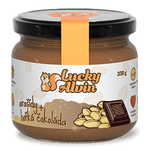 LuckyAlvin - Arašidy + Horká čokoláda 330g