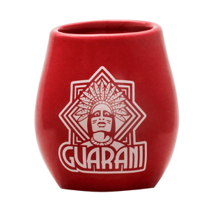 Keramická kalabasa červená Guarani, 200 ml