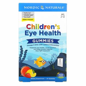 Nordic Naturals Children's Eye Health (zdraví očí) jahoda, 30 gumových bonbónů Expirace 09/2022