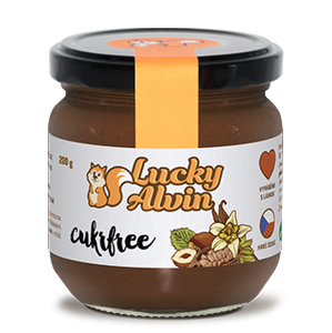 LuckyAlvin CUKRFREE - lieskovo-orieškové maslo 200g