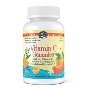 Nordic Naturals Vitamin C Gummies (mandarinka), 250 mg, 60 gumových bonbónů Expirace 09/2022