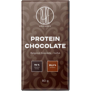 BrainMax Pure Protein čokoláda, horká, 80 g