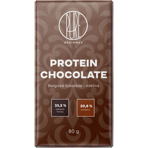 BrainMax Pure Protein čokoláda, mliečna, 80 g