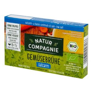 Natur Compagnie - Bujón zeleninový, kostky s nízkým obsahem soli, BIO, 68 g *CZ-BIO-001 certifikát