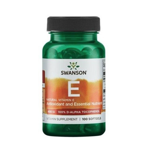 Swanson Vitamin E 400 IU, 100 kapslí