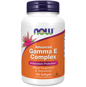 NOW® Foods NOW Advanced Gamma E Complex (komplex vitamínu E), 120 kapsúl