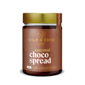 Wild&Coco - BIO Kokosová pomazánka čokoládová, 300 g,  EXP. Expirace 09/12/2022