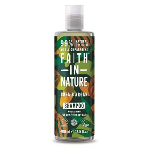 Faith in Nature - Šampon, argan a bambucké máslo, 400 ml
