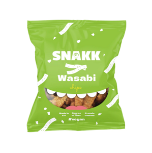 Snakk Chips, Wasabi, 70 g,  EXP. Expirace 26/10/2022