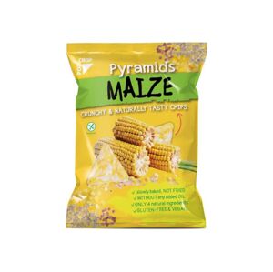 Popcrop - Bezlepkové kukuřičné pyramidky s rýží a himalájskou solí, 25 g