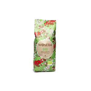 Woseba - Bio Organic zrnková káva, 1 kg,  EXP. 12/2022