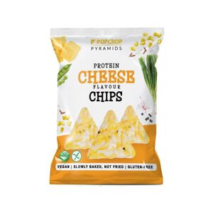 Popcrop - Proteínové chipsy so syrovo-cibuľovou príchuťou, 60 g