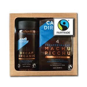 Cafédirect - Dárkový bezkofeinový balíček BIO instantní káva a mletá káva bez kofeinu *CZ-BIO-002 certifikát