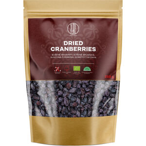 BrainMax Pure Dried Cranberries, Brusnice, BIO, 250 g *CZ-BIO-001 certifikát