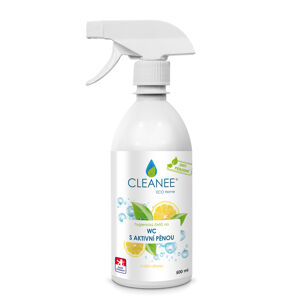 Cleanee ECO hygienický čistič WC s aktívnou penou s vôňou citrónu 500 ml