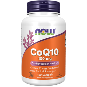 NOW® Foods NOW CoQ10 (koenzym Q10) 100 mg, 150 kapslí